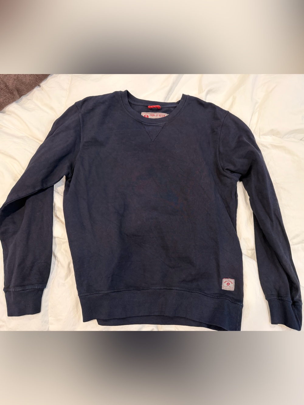 Iron & Resin Mens Dark Navy Pullover Sweatshirt